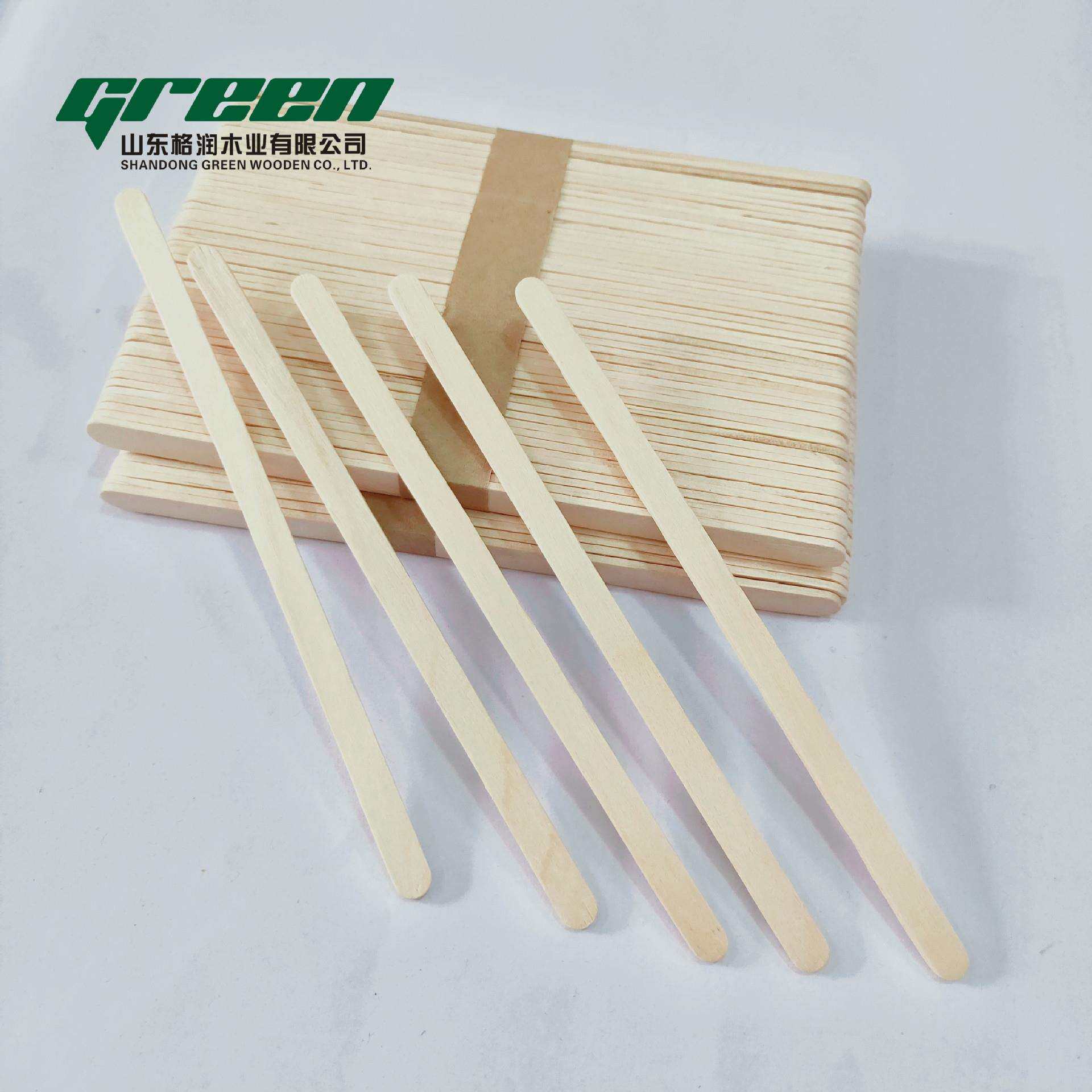 原木色160mm雪糕棒 冰棍棒 木条棒 小木棍木片雪糕棍工厂加工制作