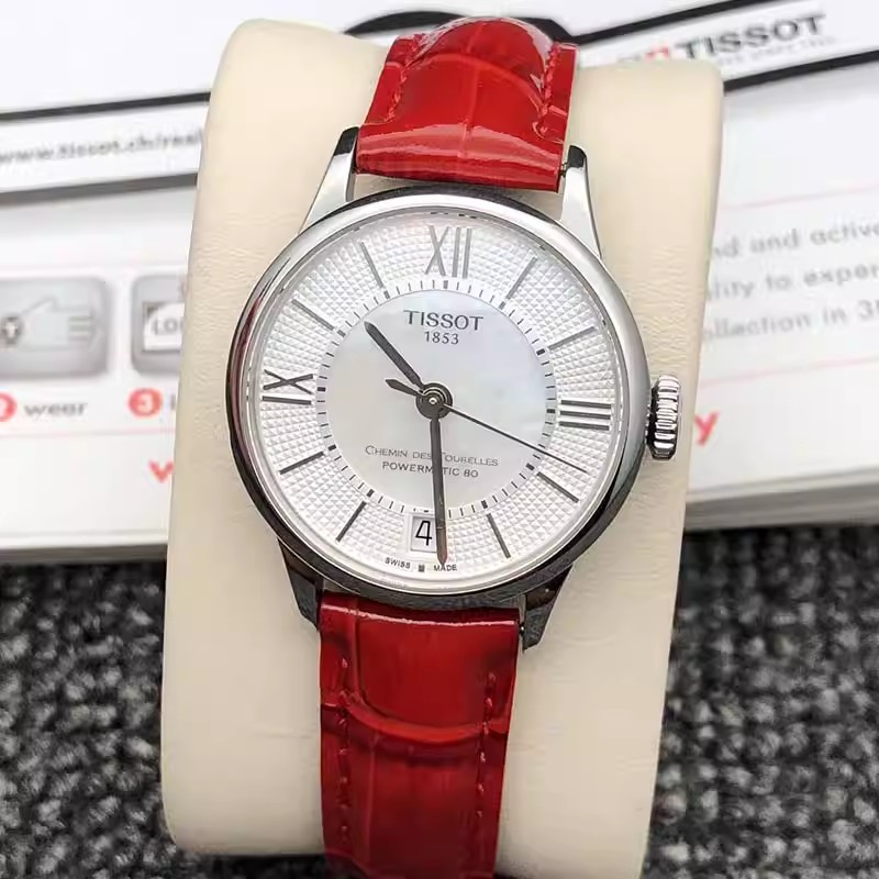 9.8新天梭杜鲁尔女表全自动机械手表T099.207.16.118.00