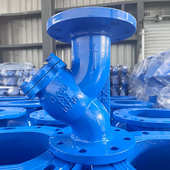 球墨铸铁过滤器大体烤漆 供应杂质过滤器 法兰Y型管道处理过滤器