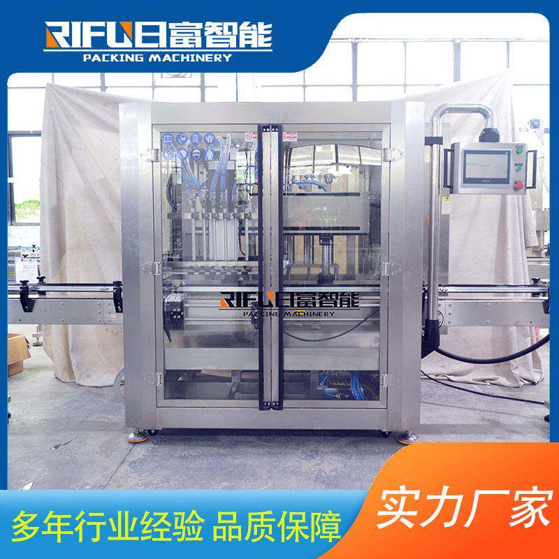 全自动六头跟踪式灌装机液体膏体灌装设备沐浴露洗手液灌装机
