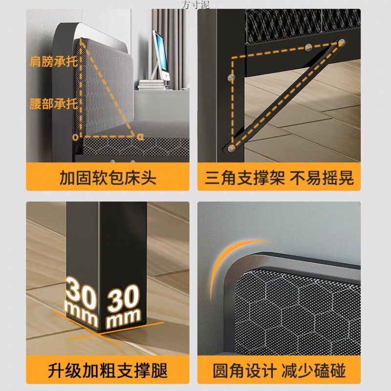 折床单人床家用多简便携功见详情能叠躺椅办公室易厂一件