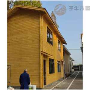 木结构移动房移动教室小木屋成品可移动 双层活动板房集装板房