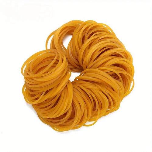 High elastic yellow rubber band - set of 200/500 pieces