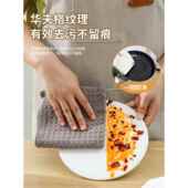 易清洗不易掉毛厨房专用抹布洗碗布高档干湿麻布清洁家用吸水毛巾