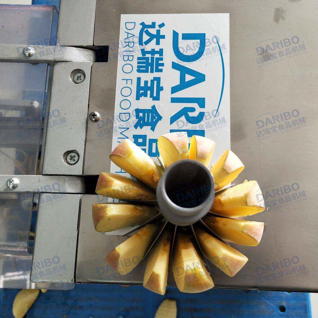 l商用苹果削皮去芯切瓣机 电动三合一苹果分瓣机 捅核分瓣一体机