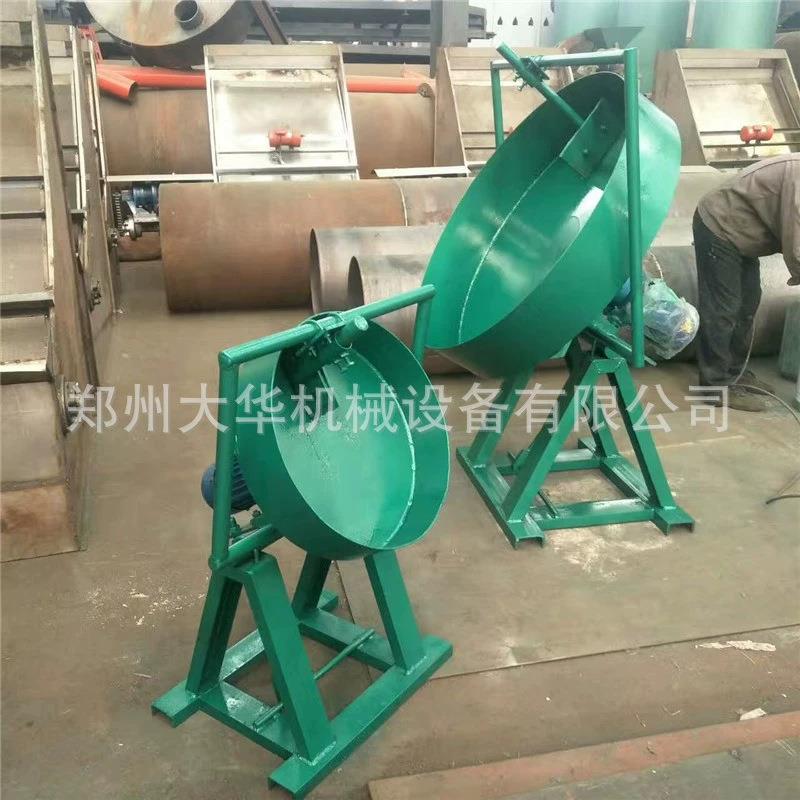500型不锈钢圆盘造粒机羊粪有机肥成球颗粒机有机肥盘式造粒机