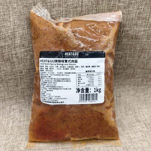 HEAT&GO牌辣味意式肉酱bolognese意大利面酱 香辣鸡肉意粉酱1kg