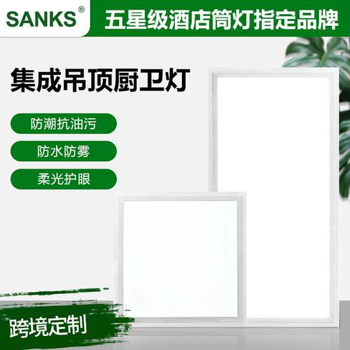 LED办公室卫生间集成吊顶面板灯