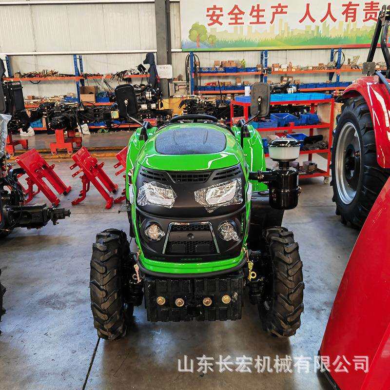 农用拖拉机四驱轮式旋耕机多功能柴油低矮果园开沟山地大棚王