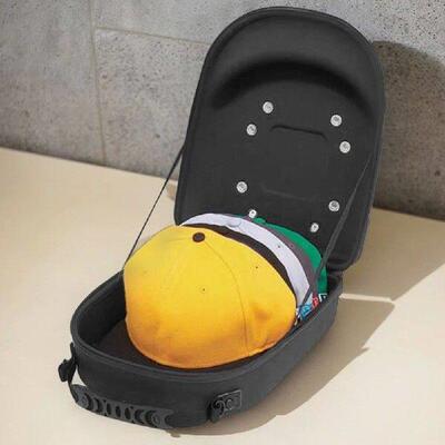 Hard Baseball Hat Case with Adjustable Strap Hat Carrier
