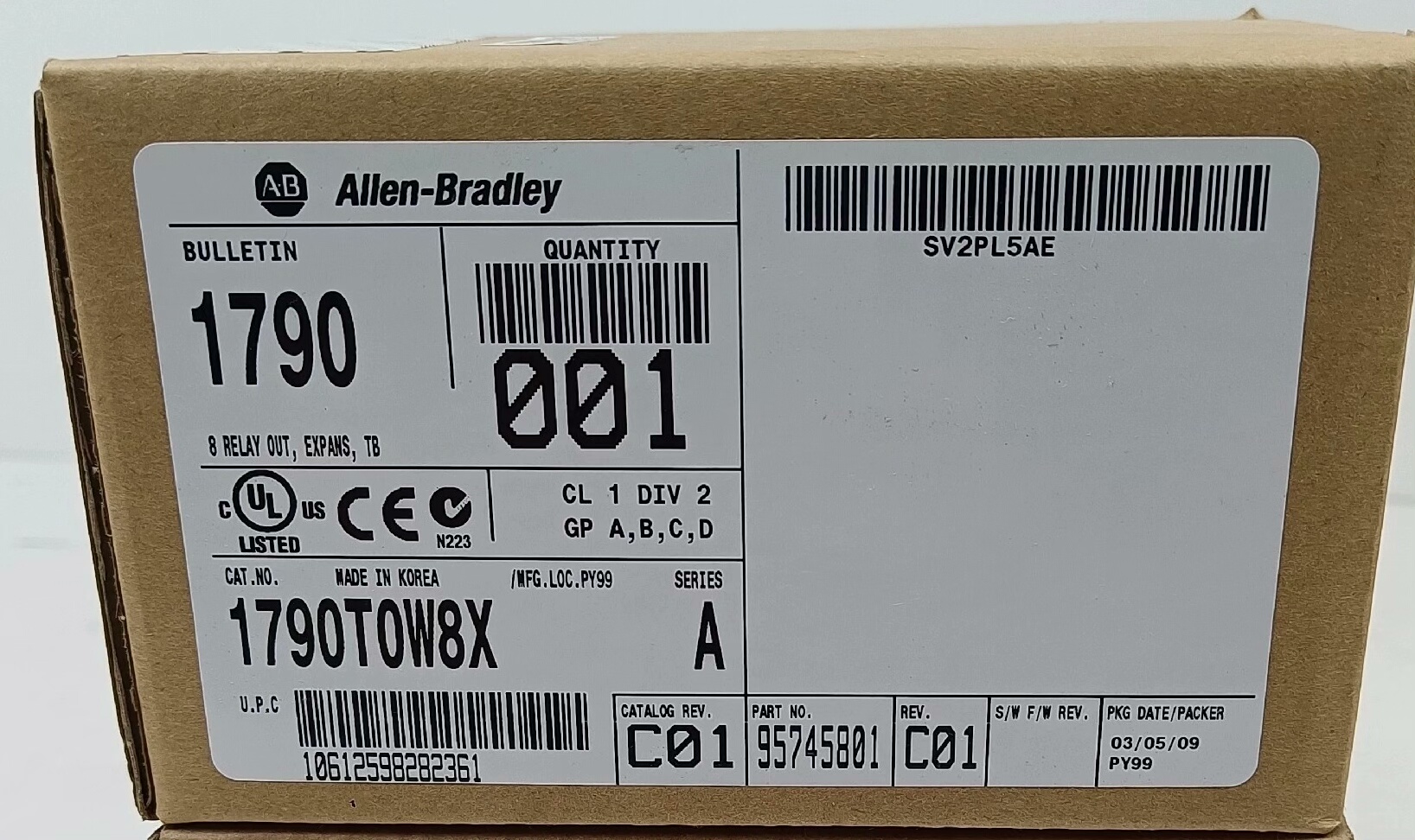 1790-TOW8X 全新原装正品 标价