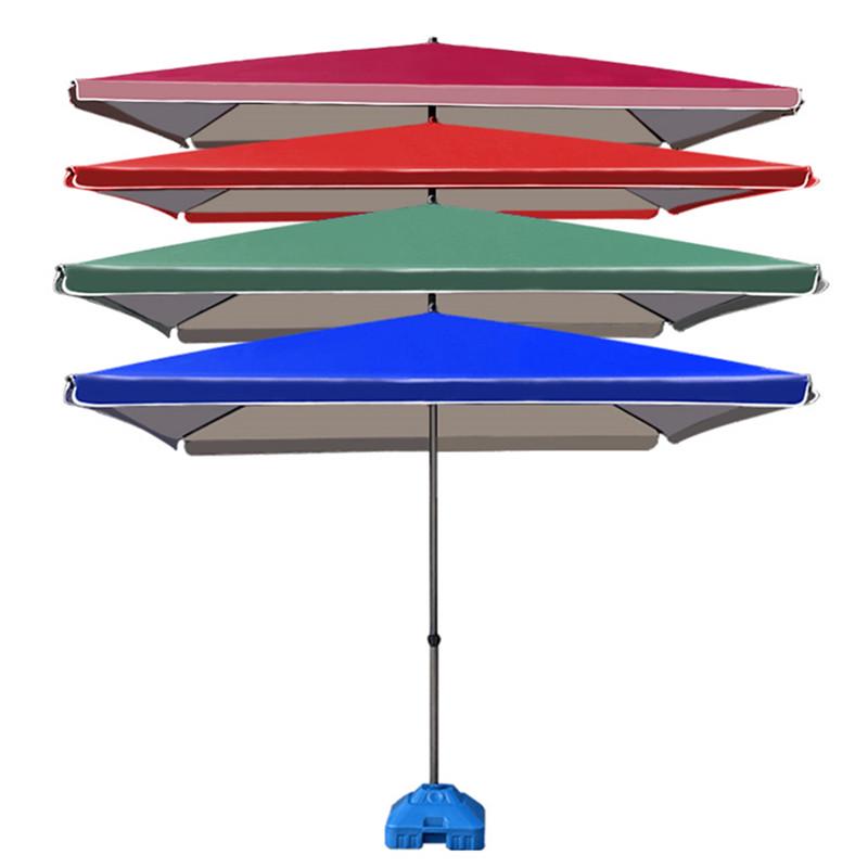 颂因遮阳伞大伞户外摆摊太阳伞广告伞商用沙滩庭院号四方长方折伞