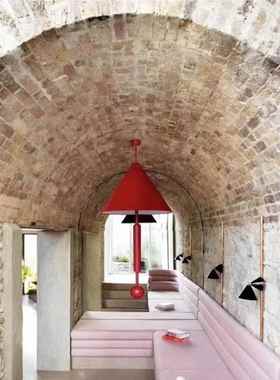 北Maiso60046n欧Dada雨伞ISCUSDSIO灯N吊餐客厅儿童房展厅斗笠楼