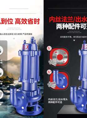 上海宙霸泵业有限公司专业防爆ExdIIBT4/CT4潜水排污泵防爆污水泵