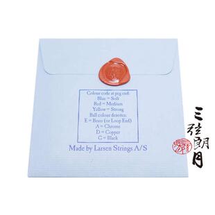 * 丹麦 LARSEN 拉森 拉声 浅蓝小提琴弦 钢E/金E/A/D/G/套弦