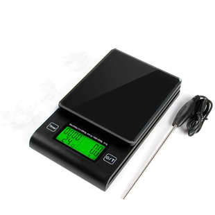 高精度电子秤充电咖啡秤0.1g 2000g温度测试倒计时秤智能 1000g