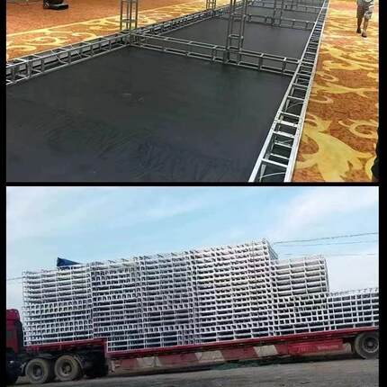 桁架舞台桁架背景架广告行架绗架航架铝合金舞台架子婚庆桁架