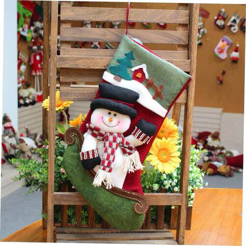 Christmas decoration tree stocking gift bag pendant 圣诞袜