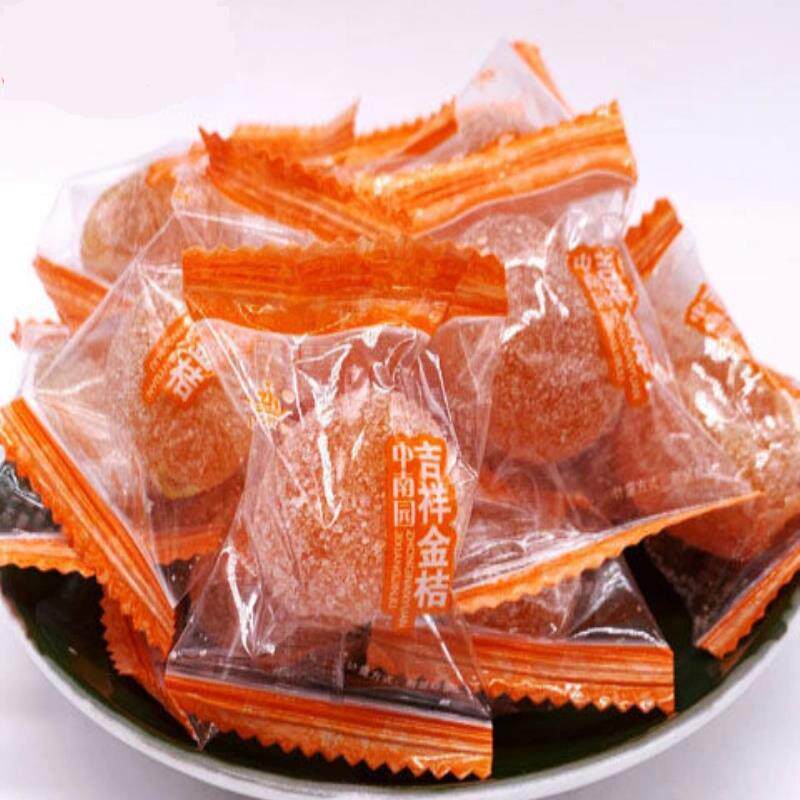 独立包装冰糖金桔干零食小金橘大果脯大果干 干休闲 小吃包邮