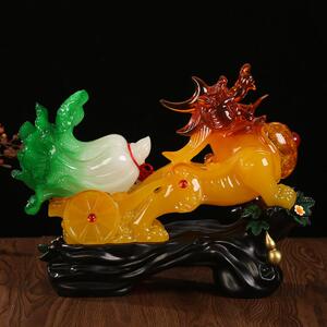 仿玉招品貔貅摆件家1282居客厅玄关办桌书房财装饰开业乔迁礼公品