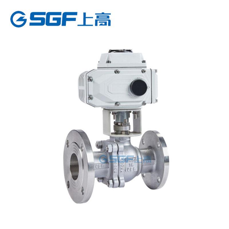 电动铸钢法兰球阀高温蒸汽调节球阀Q941F-25C/P防爆开关切断阀