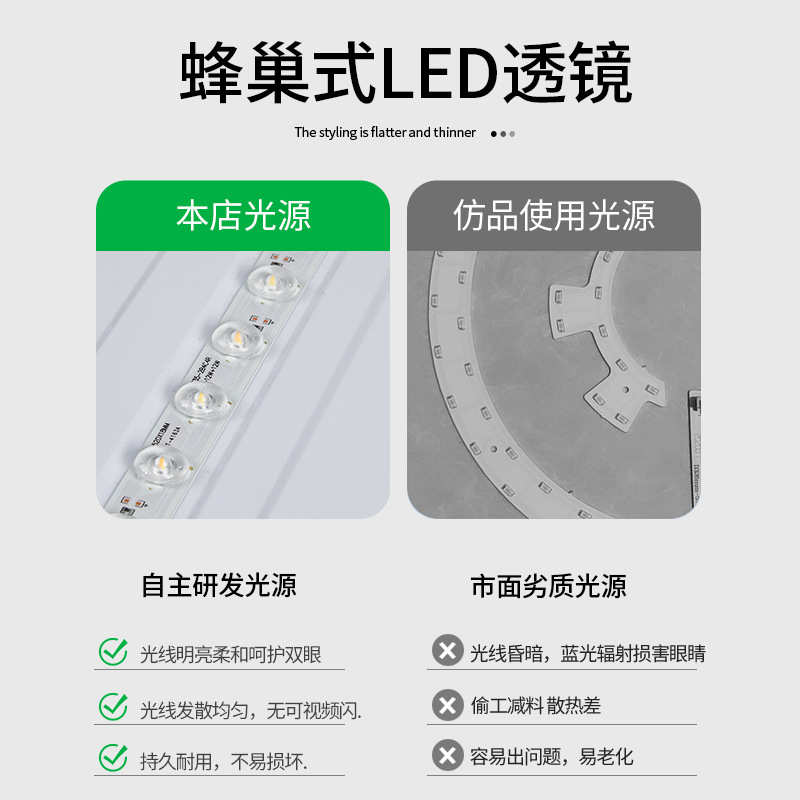 大观园客厅灯现代简约大气客厅主灯北欧极简餐厅卧室灯吸顶灯Z002