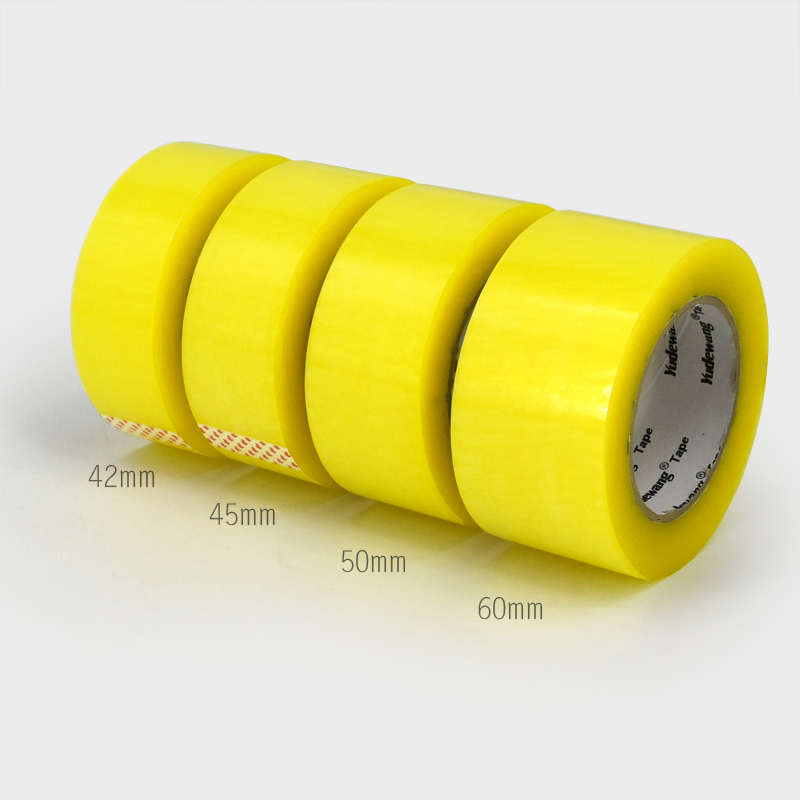 宽 胶带胶带米黄色批发胶布封箱胶带大卷透明封箱纸打包口