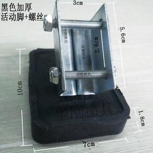 铝合金伸缩人字工程单升降梯子配件黑色活动脚套橡胶脚垫防滑加厚