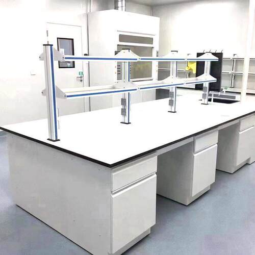 实验室实验台钢木实验桌操作台化验室试验台全钢中央台边台