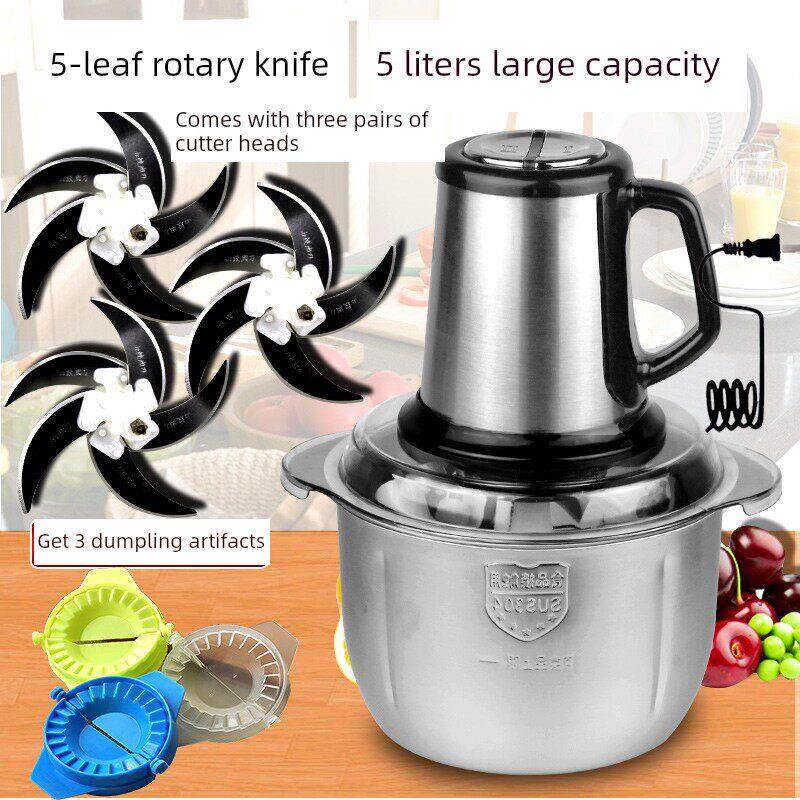 电动大容量绞菜机饺子馅碎肉机器家用手动搅陷饺商用多功能切菜器