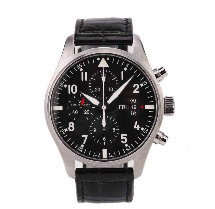 公价41000[9.8新]万国飞行员系列IW377701计时自动机械表男表43MM