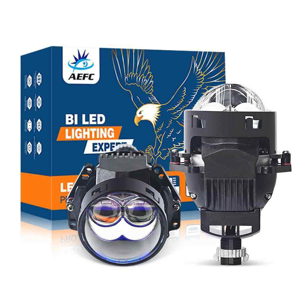 新款双光透镜双眼无损3寸双灯杯小太阳大功率H4H7汽车LED大灯