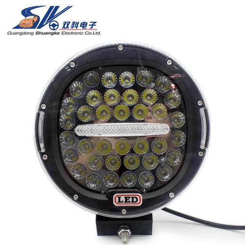 9寸工作灯38LED114W工作灯适用于卡车吉普越野车皮卡SUV改装灯