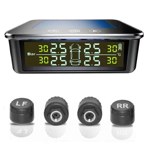 新款触T摸18458太能胎压监测器PMS胎压监测器视角无线胎压检全阳