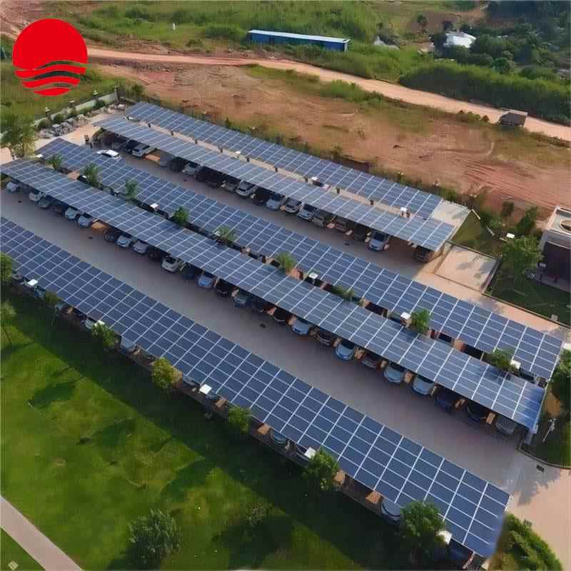 扬州厂家供应新能源组件发电车棚并网离网系统热镀锌钢结构