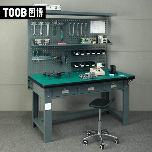 TOOB企业集采高灯架防静电工作台带抽屉工位桌苏州规模级工厂