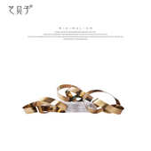 艺贝子现代轻奢创意抽象不规则金属摆件客厅茶几艺术几何装 饰品