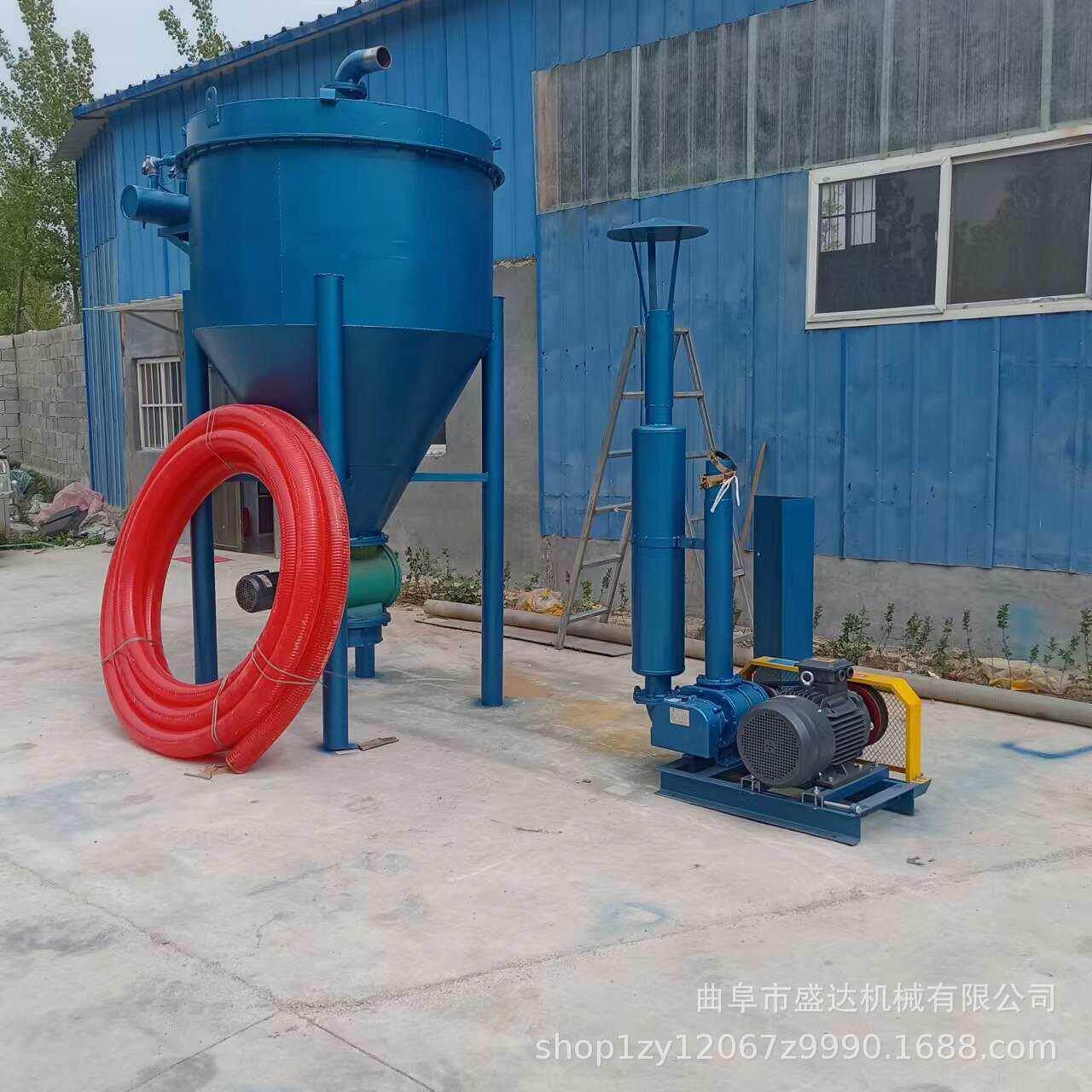 铁路集装箱移动拆箱机石灰石粉装自动化负压抽灰机气力输送机