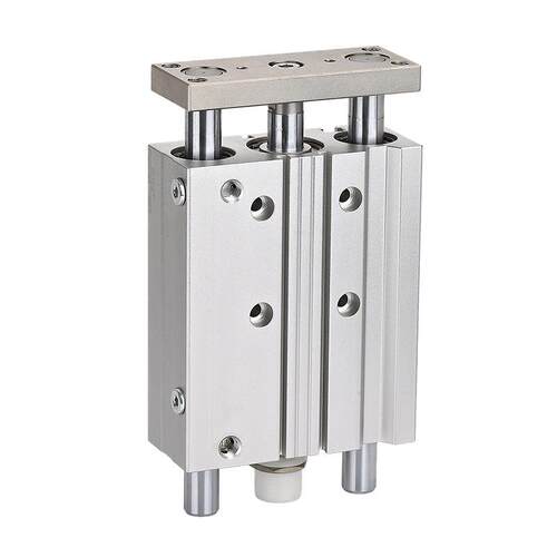 TCM三轴三杆气缸气动带导杆TCM6/10/12/20/25/32/40/50重型高精度