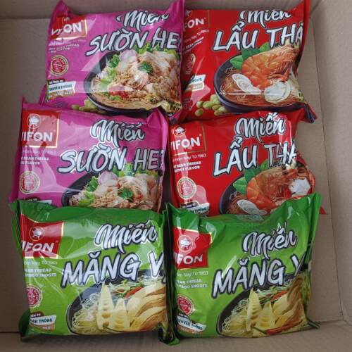 Vifon Mien lau thai/mang vit/suon鸡肉粉排骨粉冬阴汤细粉丝58g
