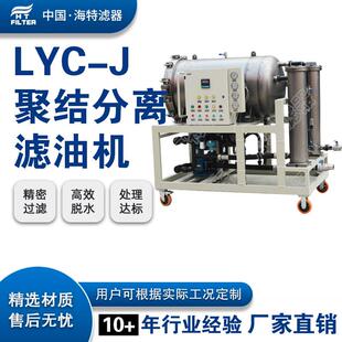 LYC 25J聚结分离滤油机25升汽油柴油航空煤油除水聚结分离滤油机