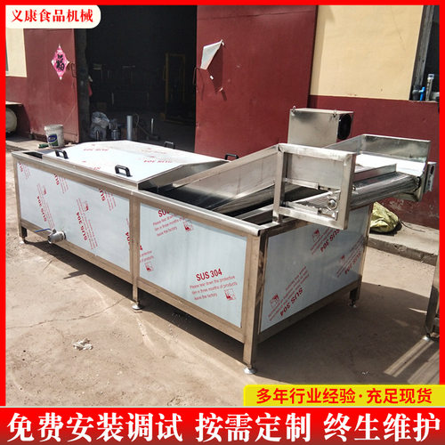 商用大型自动化预煮设备 连续式果蔬蒸煮机 木耳竹笋杀青机