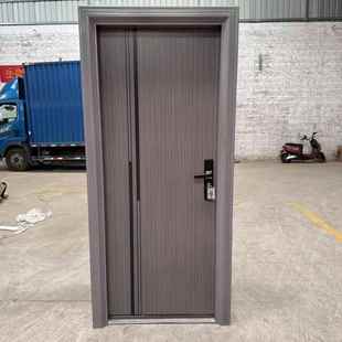 锌合金钢质门房间门隔音防潮卧室门锌合金烤漆新款现货房门加厚款