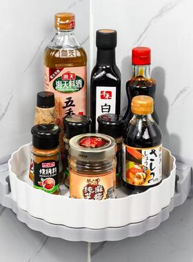 Kitchen Rotating Spice Organizer with Multiple Compartments,