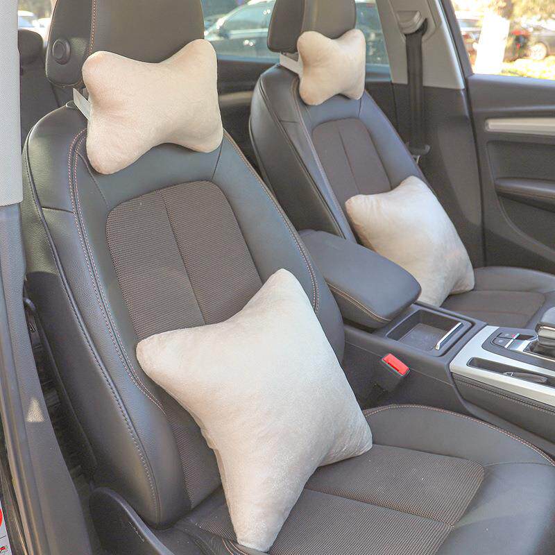 汽车头枕车用护颈靠枕车上座椅枕头腰靠车载靠垫抱枕套装多色四季