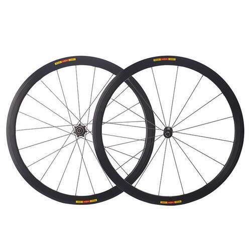 6爪锐杰逊超轻700C框高40mm公路车轮组V/C刹前二后四轴承轮组
