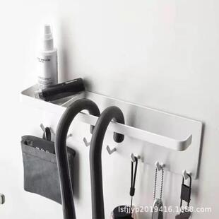 境金属置打物架 免孔收纳雨伞XZ-20013喷雾收纳架磁性跨带托盘 钥