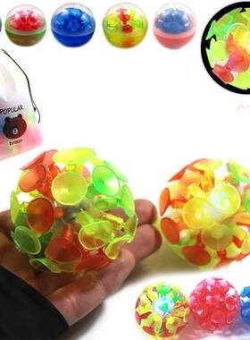 新款 Luminous sticky /suction cricket/sucker ball/luminous