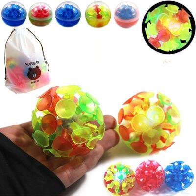 新款 Luminous sticky /suction cricket/sucker ball/luminous