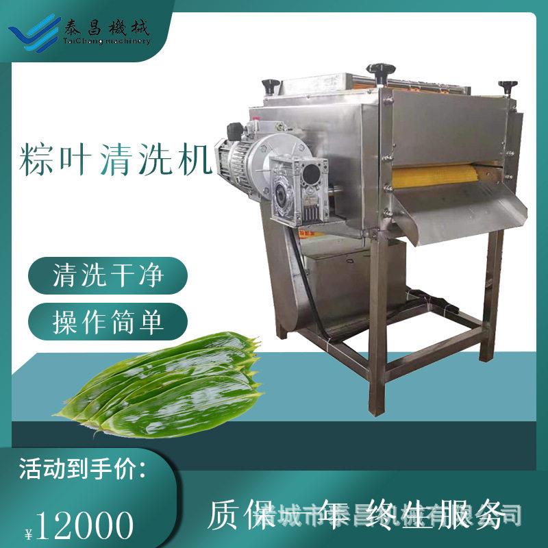 粽叶清洗机芦苇叶胡叶清洗机器黄粑叶清洗设备洗枇杷叶箬竹叶机